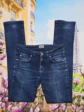 Naked & Famous Denim Skinny Guy Dark Blue Power Stretch Jeans Size 30x34